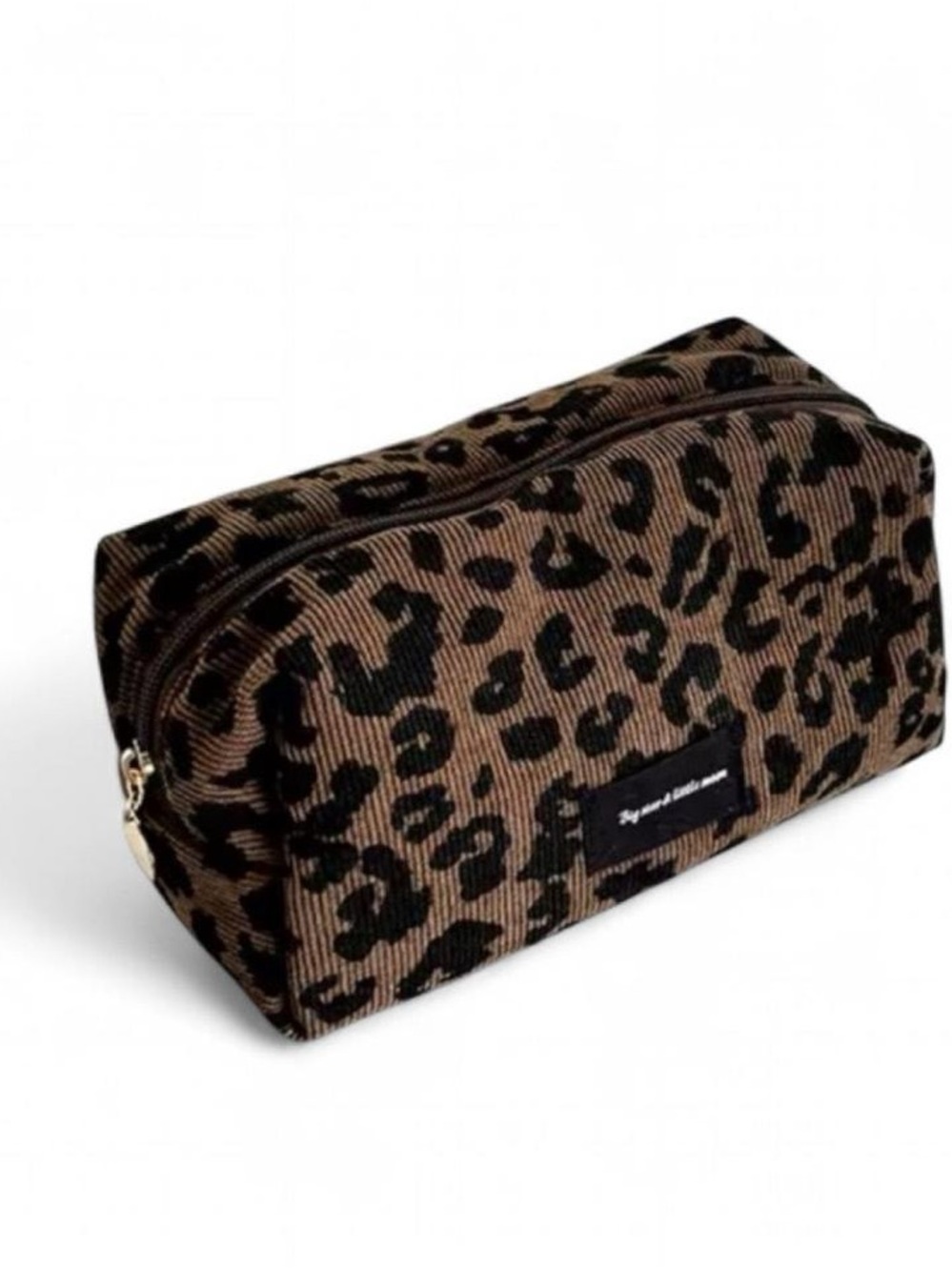 NWT Leopard Print Travel Dopp Kit Cosmetic Bag